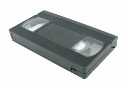S-VHS video tape.