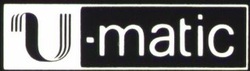 U-matic brand videotape logo.