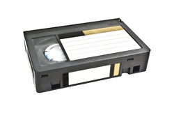 VHS-C video tape.