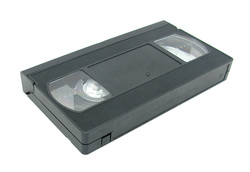 VHS video tape.